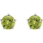 Solitaire Stud Earrings