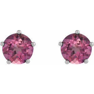 Solitaire Stud Earrings