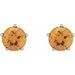 Solitaire Stud Earrings