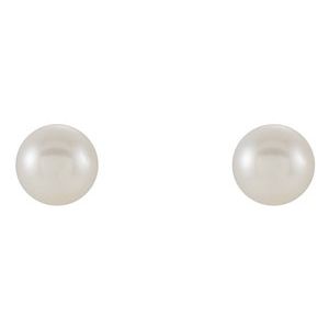 Pearl Stud Earrings