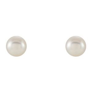 Pearl Stud Earrings