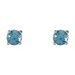 Round 4-Prong Lightweight Stud Earrings