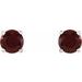 Round 4-Prong Lightweight Stud Earrings