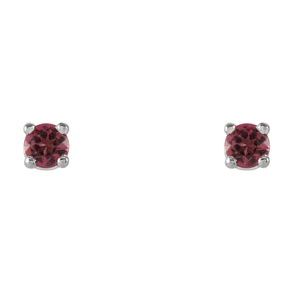 Round 4-Prong Lightweight Stud Earrings