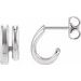 Double Stacked Hoop Earrings