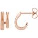 Double Stacked Hoop Earrings