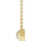 Bezel-Set Cabochon Necklace