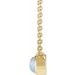 Bezel-Set Cabochon Necklace