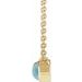 Bezel-Set Cabochon Necklace
