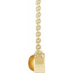 Bezel-Set Cabochon Necklace