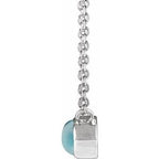 Bezel-Set Cabochon Necklace