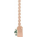 Bezel-Set Cabochon Necklace