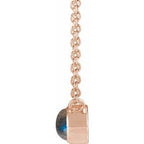 Bezel-Set Cabochon Necklace