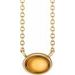 Bezel-Set Cabochon Necklace