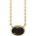 Bezel-Set Cabochon Necklace