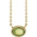 Bezel-Set Cabochon Necklace