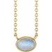 Bezel-Set Cabochon Necklace