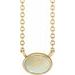 Bezel-Set Cabochon Necklace