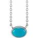 Bezel-Set Cabochon Necklace