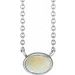 Bezel-Set Cabochon Necklace