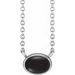 Bezel-Set Cabochon Necklace