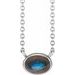 Bezel-Set Cabochon Necklace