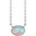 Bezel-Set Cabochon Necklace