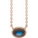 Bezel-Set Cabochon Necklace