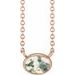 Bezel-Set Cabochon Necklace