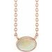 Bezel-Set Cabochon Necklace