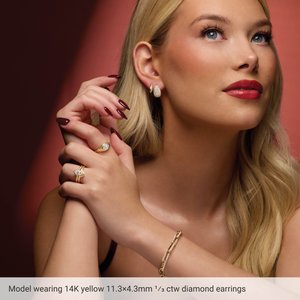 Accented Hoop Earrings