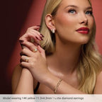 Accented Hoop Earrings