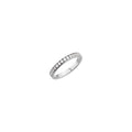 Accented Cathedral Engagement Ring with Accent