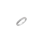 Accented Cathedral Engagement Ring with Accent