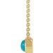 Bezel-Set Cabochon Necklace