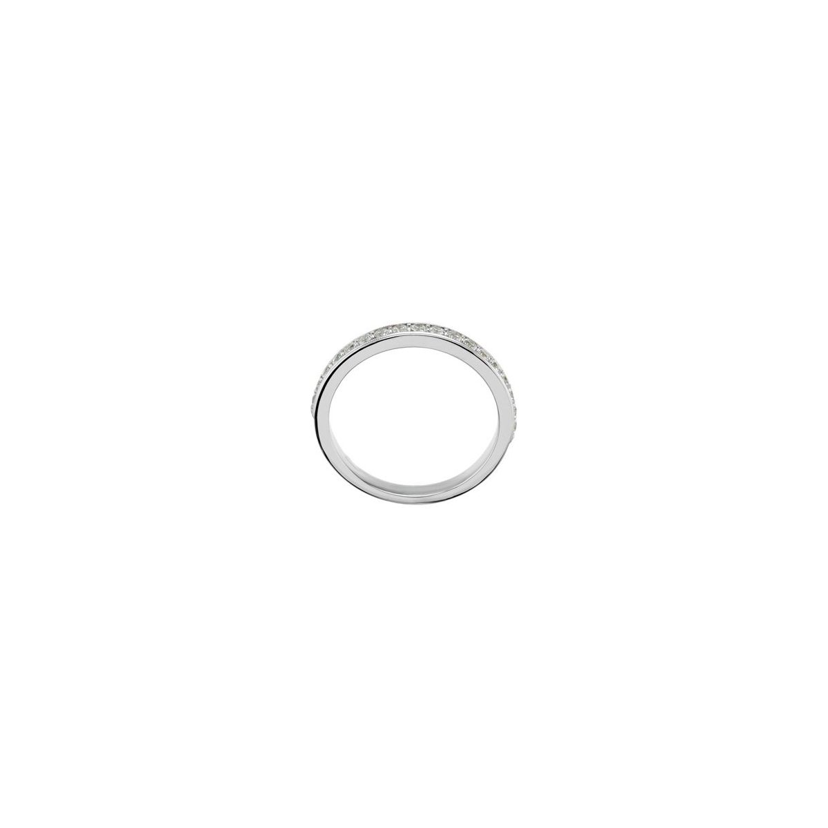 Accented Cathedral Engagement Ring with Accent