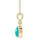 Bezel-Set Cabochon Necklace or Pendant