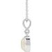 Bezel-Set Cabochon Necklace or Pendant
