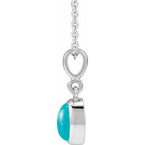 Bezel-Set Cabochon Necklace or Pendant