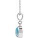 Bezel-Set Cabochon Necklace or Pendant