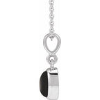 Bezel-Set Cabochon Necklace or Pendant
