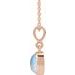 Bezel-Set Cabochon Necklace or Pendant