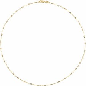 1.6 mm Enamel Bead Paperclip-Style Chain