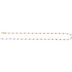 1.6 mm Enamel Bead Paperclip-Style Chain