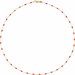 1.6 mm Enamel Bead Paperclip-Style Chain
