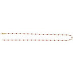 1.6 mm Enamel Bead Paperclip-Style Chain
