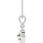 Bezel-Set Cabochon Necklace or Pendant