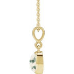 Bezel-Set Cabochon Necklace or Pendant