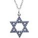 Accented Star of David Necklace or Pendant
