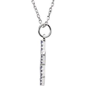 Accented Star of David Necklace or Pendant